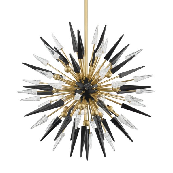 Chandelier, 12-Light, Aged Brass, 32"W (9031-AGB A8F9M)