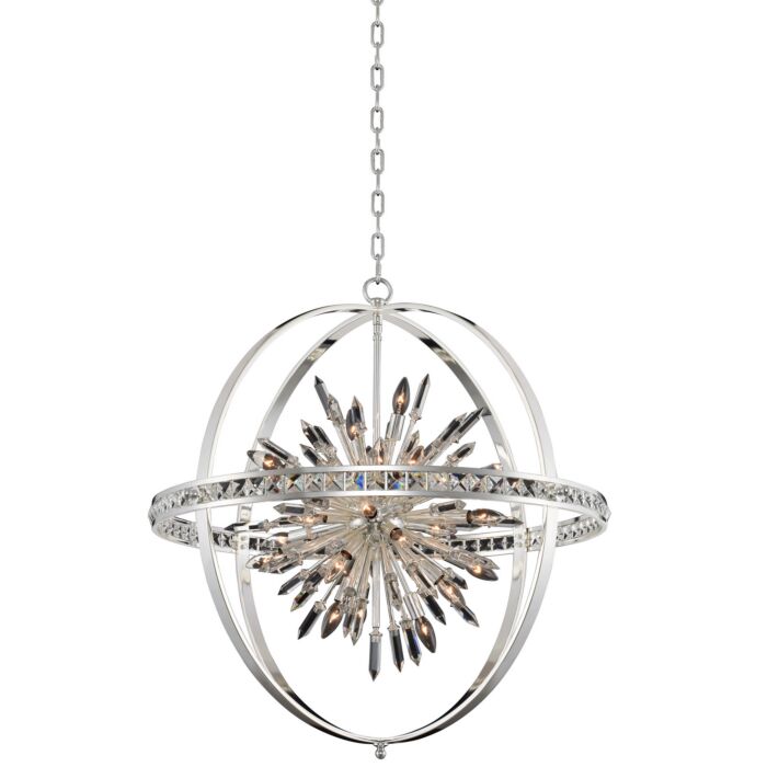 Angelo 24-Light 2Pendant in Polished Silver