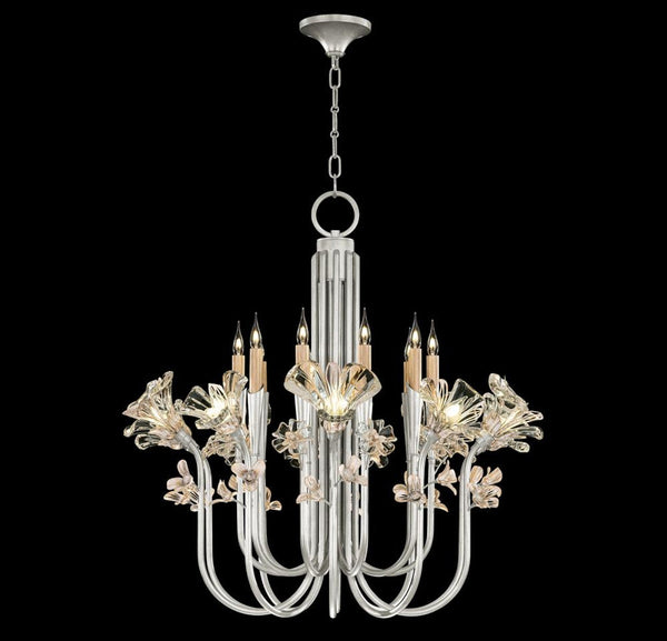 Chandelier, Round, 20-Light, Silver, 35.5"W (915140-1ST NLXU)