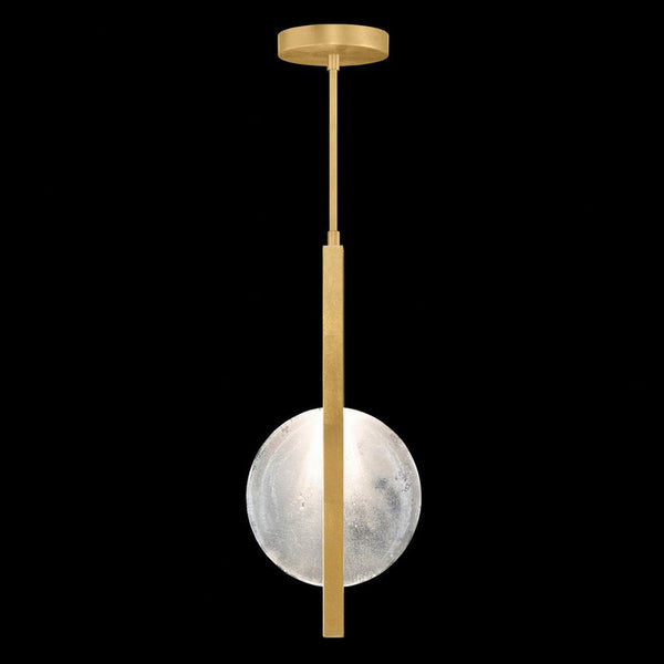 Pendant, 2-Light, LED, Gold, White Glass, 11"W (922140-3ST RHNW)