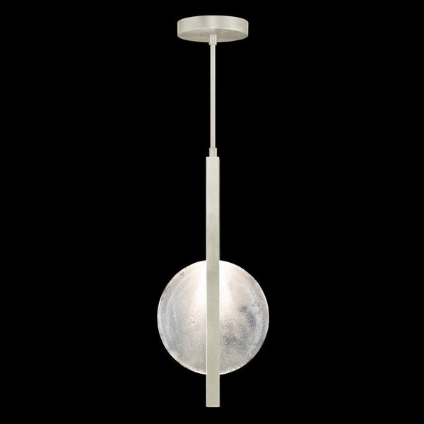 Pendant, 2-Light, LED, Silver, White Glass, 11"W (922140-4ST RHP6)