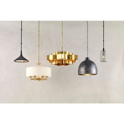 Bering 6-Light Chandelier in Antique Brass