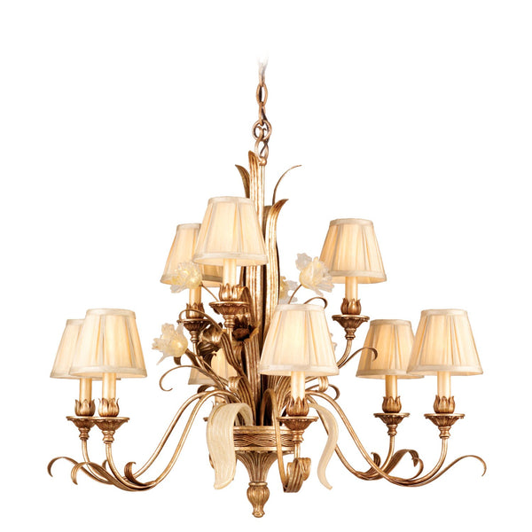 Tivoli Silver Nine-Light Chandelier