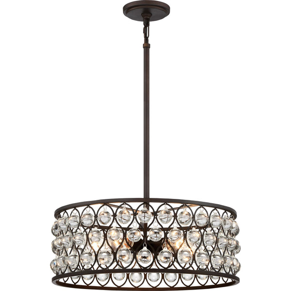 Bronze 19.5-Inch Five-Light Pendant