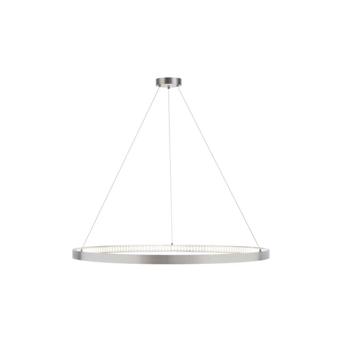 Bodiam 1-Light LED Chandelier in Satin Nickel