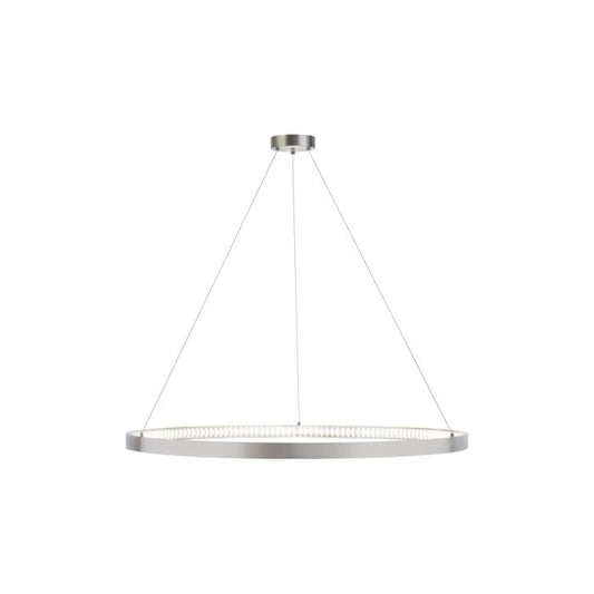 Bodiam 1-Light LED Chandelier in Satin Nickel