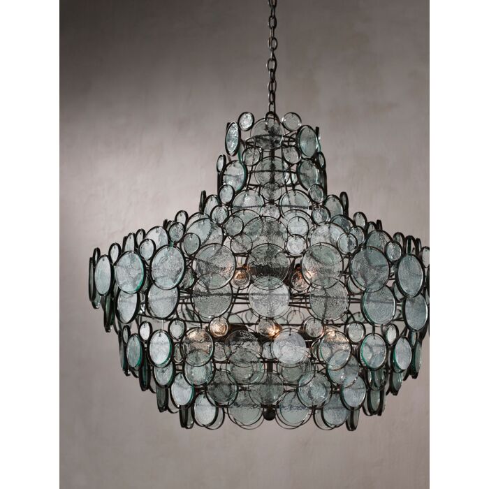 Galahad 12-Light 12 Light Chandelier in Bronze