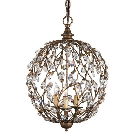 Currey & Company Crystal Bud Orb Chandelier in Cupertino