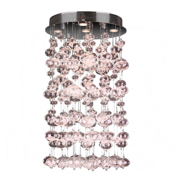 Corp Effervescence Flemish Brass Seven-Light Flush Mount