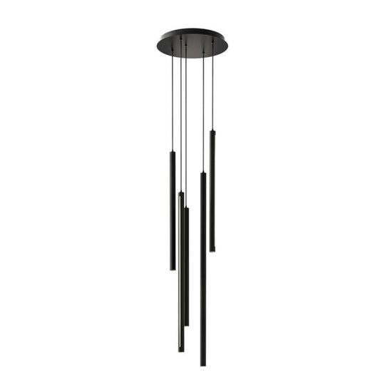 1-Light LED Pendant in Black