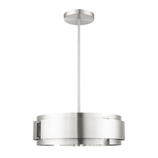 Varick 5-Light Pendant in Brushed Nickel