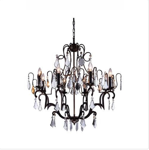 Bronze Thirty-Two-Inch Chandelier