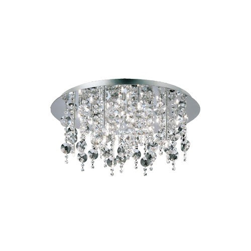 Galassia Chrome Eighteen-Light Flush Mount