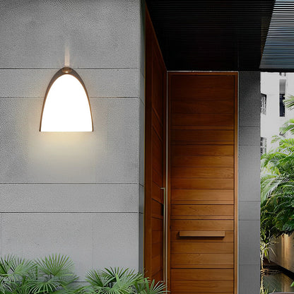 Creative LED Waterproof Aluminum Black Modern Outdoor Wall Sconce Lighting