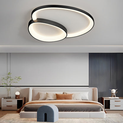 Creative Geometric Line Three Step Dimming LED Modern Ceiling Lights