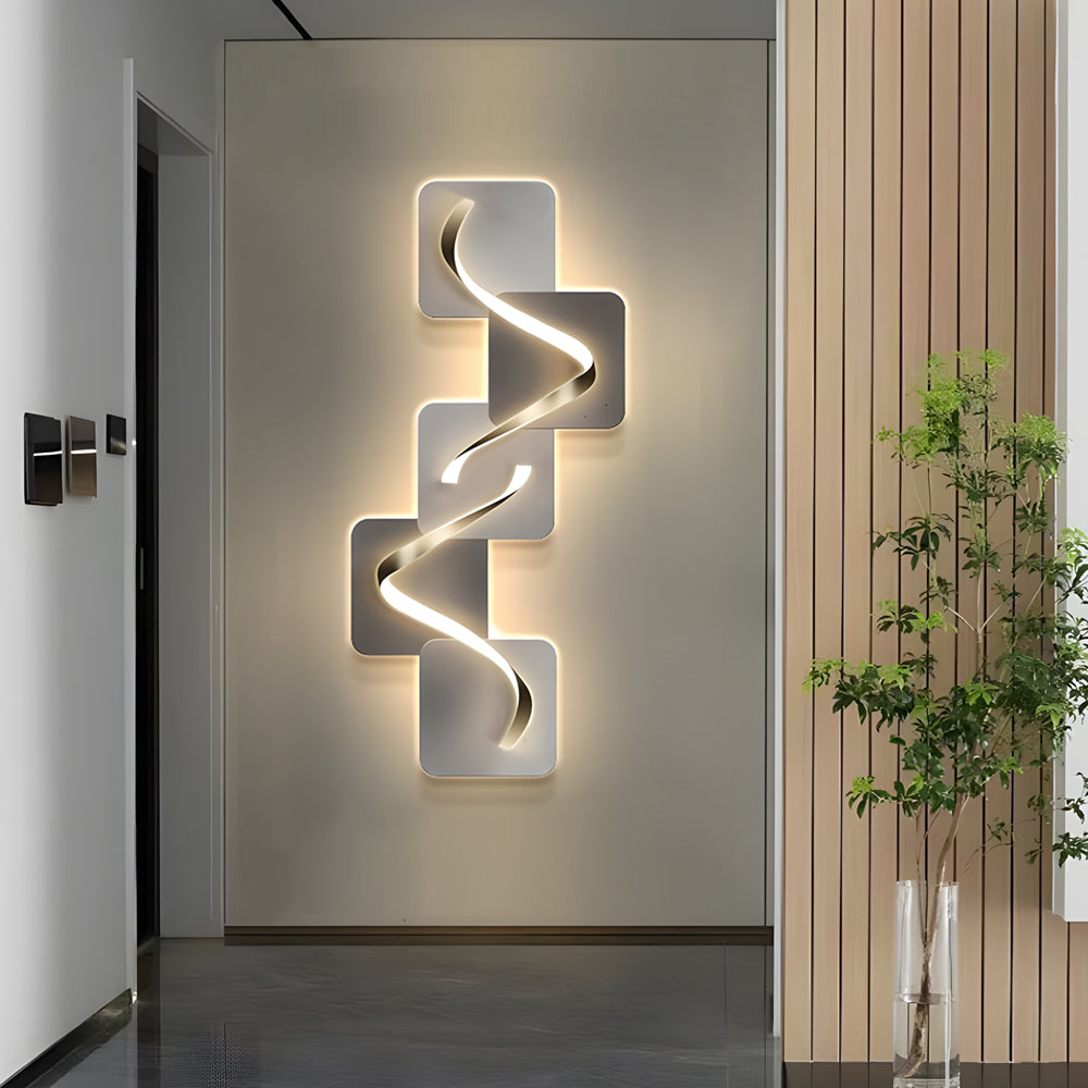 Geometric LED Wall Art Light USB Decorative Wall Painting