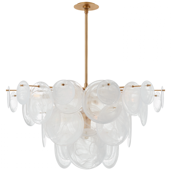 Chandelier, 9-Light, Gild, 37.25"W (ARN 5450G-WSG CM020)