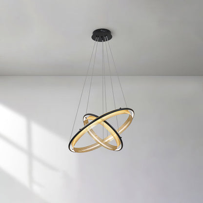 Acrylic LED Round Pendant light Chandelier