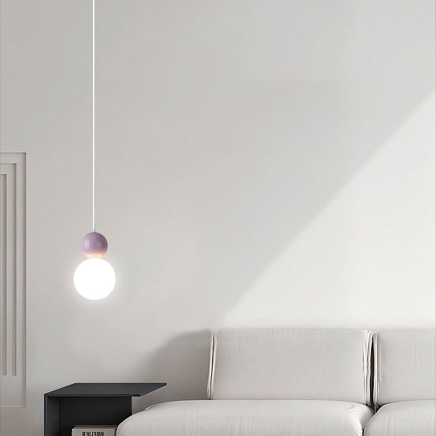 Acrylic Two Ball Hanging light Pendant Light