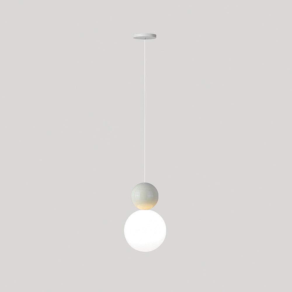 Acrylic Two Ball Hanging light Pendant Light