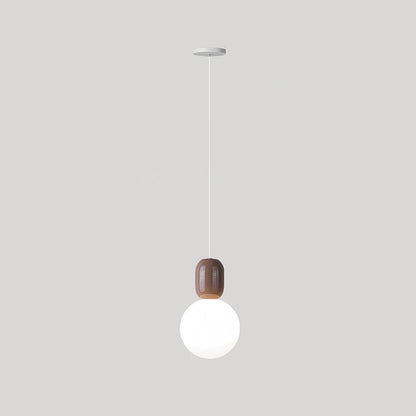 Acrylic Two Ball Hanging light Pendant Light