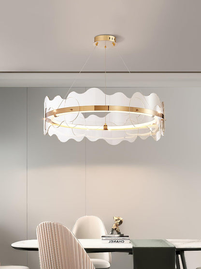 Acrylic Wave Ceiling fixture Chandelier