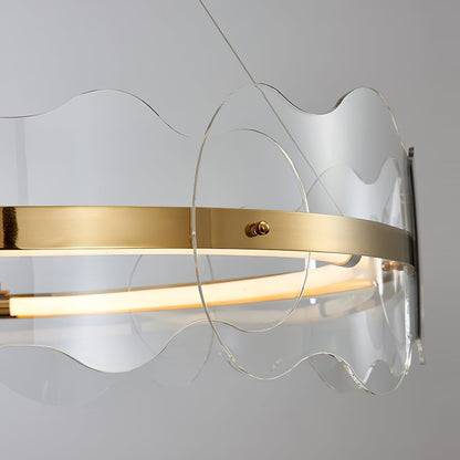 Acrylic Wave Ceiling fixture Chandelier