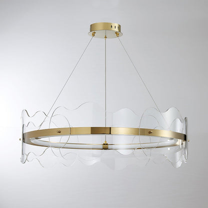 Acrylic Wave Ceiling fixture Chandelier