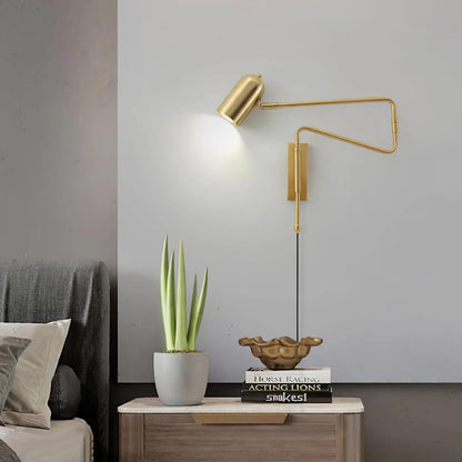 Adjustable Arm Plug In Wall-mounted light Wall Lamp