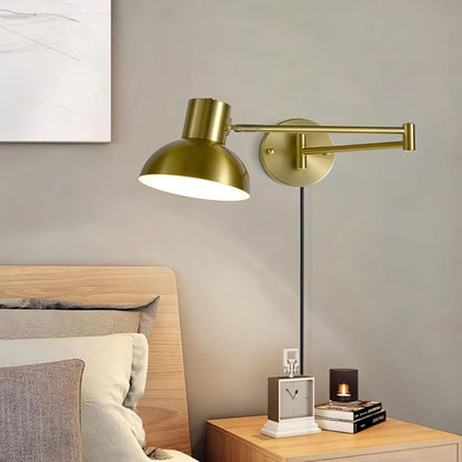 Adjustable Arm Plug In Wall-mounted light Wall Lamp