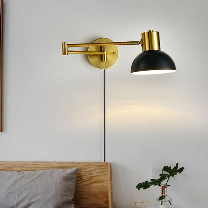 Adjustable Arm Plug In Wall-mounted light Wall Lamp