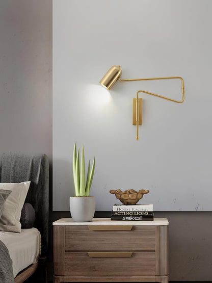 Adjustable Arm Plug In Wall-mounted light Wall Lamp