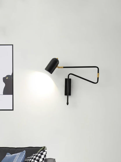 Adjustable Arm Plug In Wall-mounted light Wall Lamp