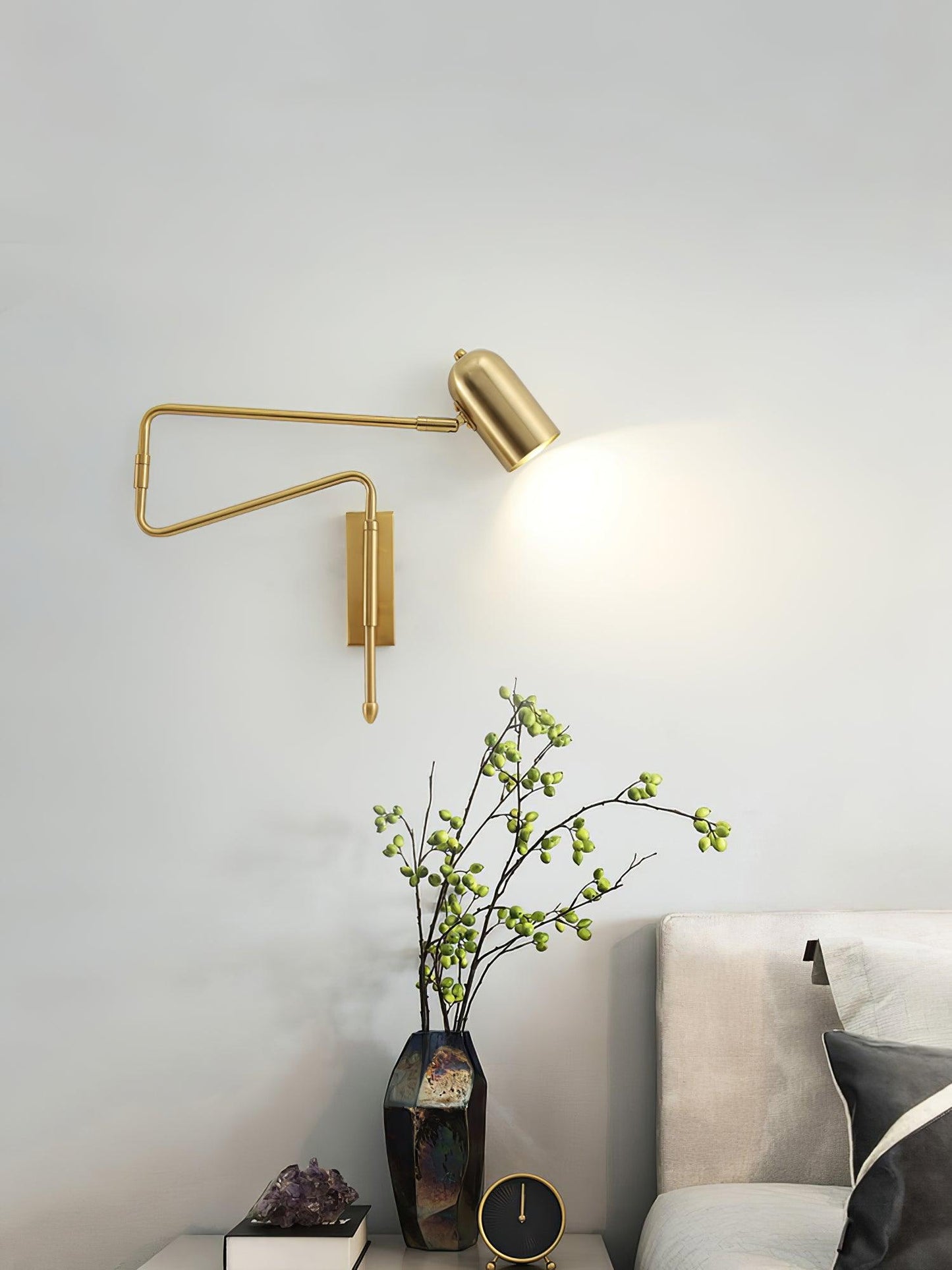 Adjustable Arm Plug In Wall-mounted light Wall Lamp