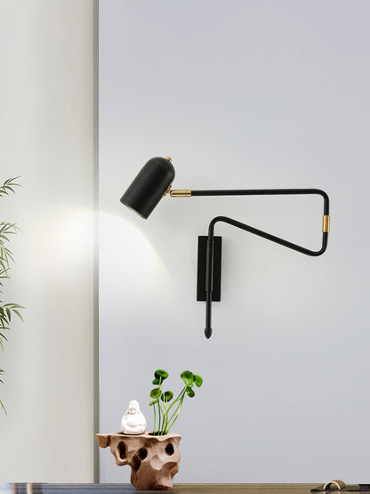 Adjustable Arm Plug In Wall-mounted light Wall Lamp