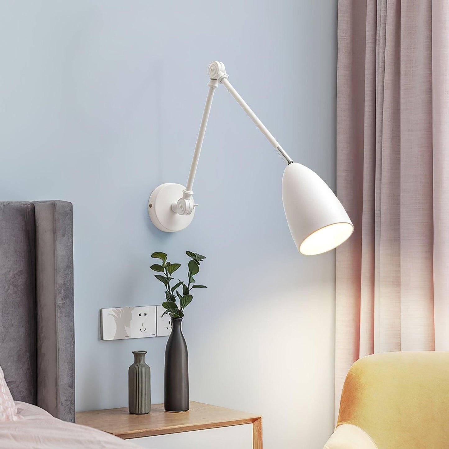 Adjustable Swing Arm Wall-mounted light Wall Lamp