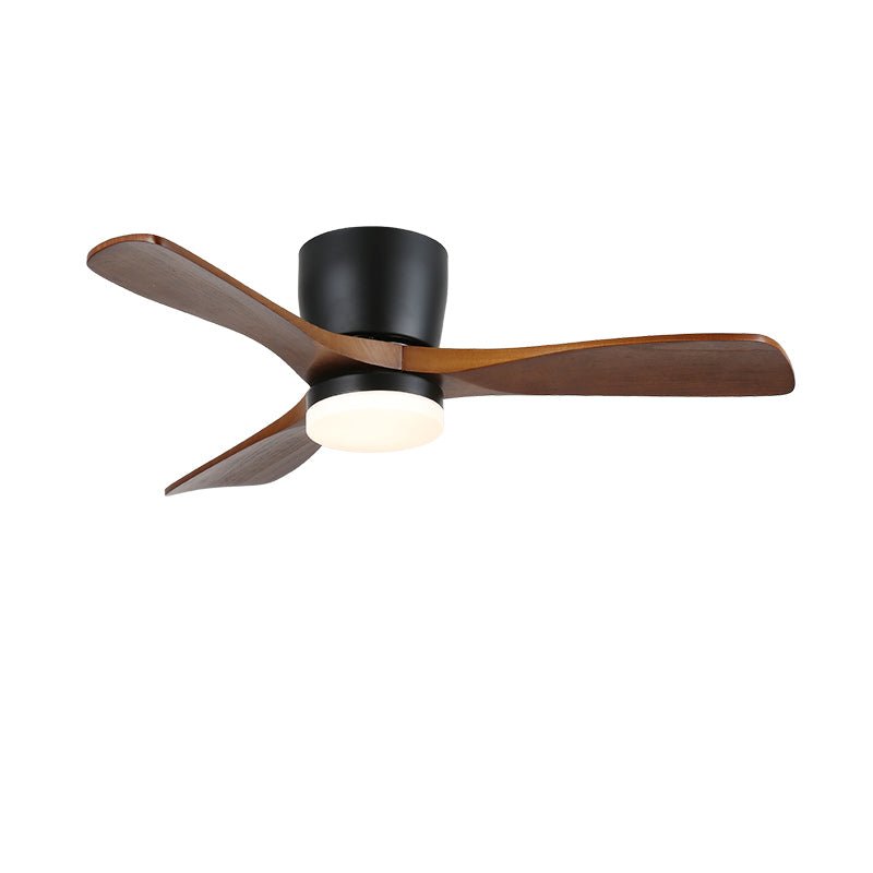 Aerodynamics Wooden 48"/52" Flush mount light Ceiling Fan Light