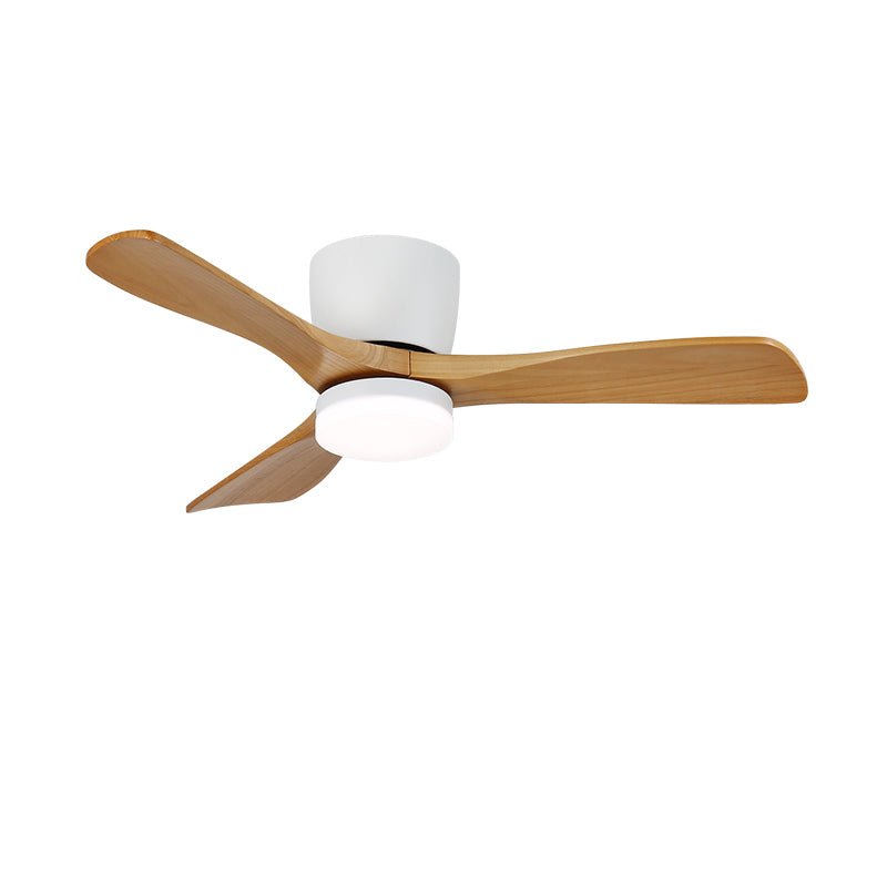 Aerodynamics Wooden 48"/52" Flush mount light Ceiling Fan Light