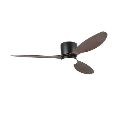 Aerodynamics Wooden 48"/52" Flush mount light Ceiling Fan Light