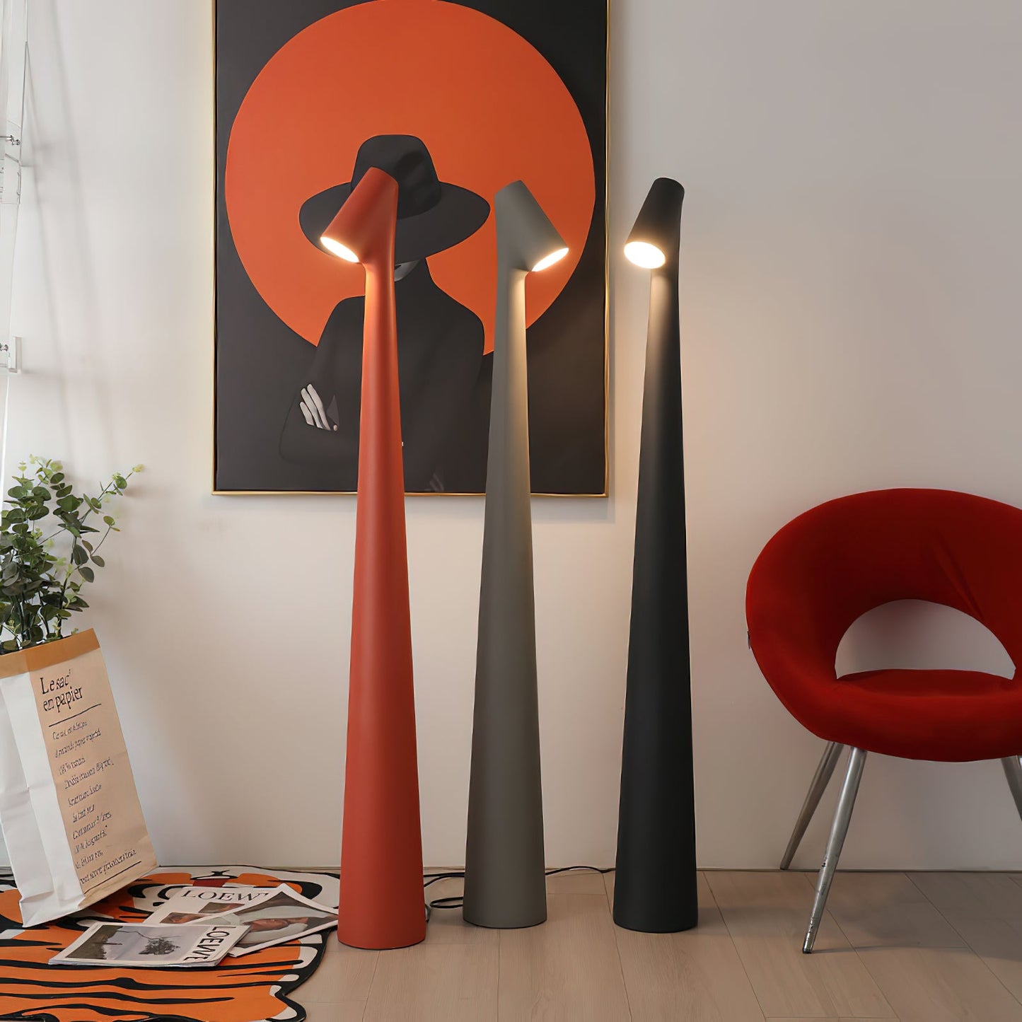 Africa Reading Lamp Floor Lamp