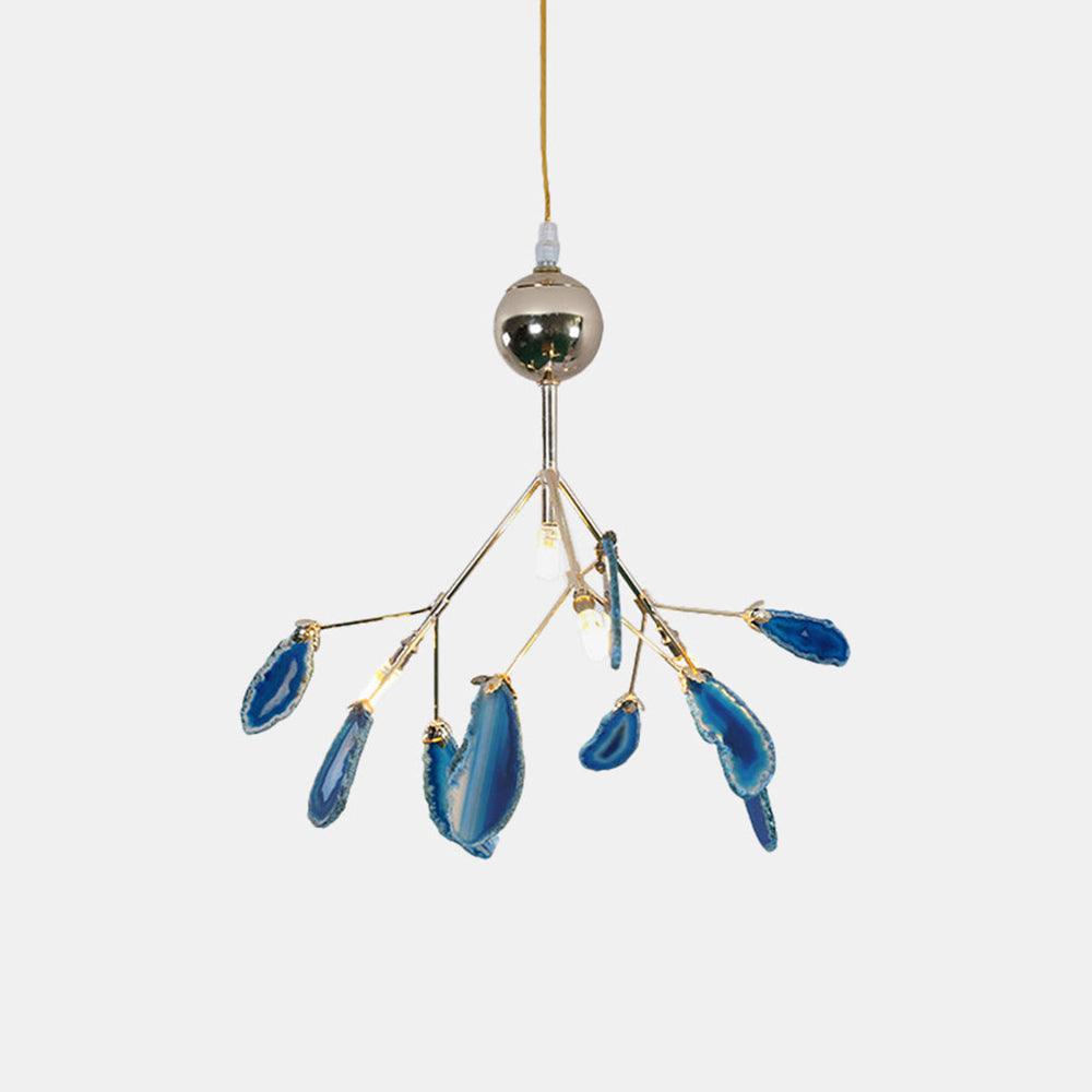 Agate Flake Crown Chandelier