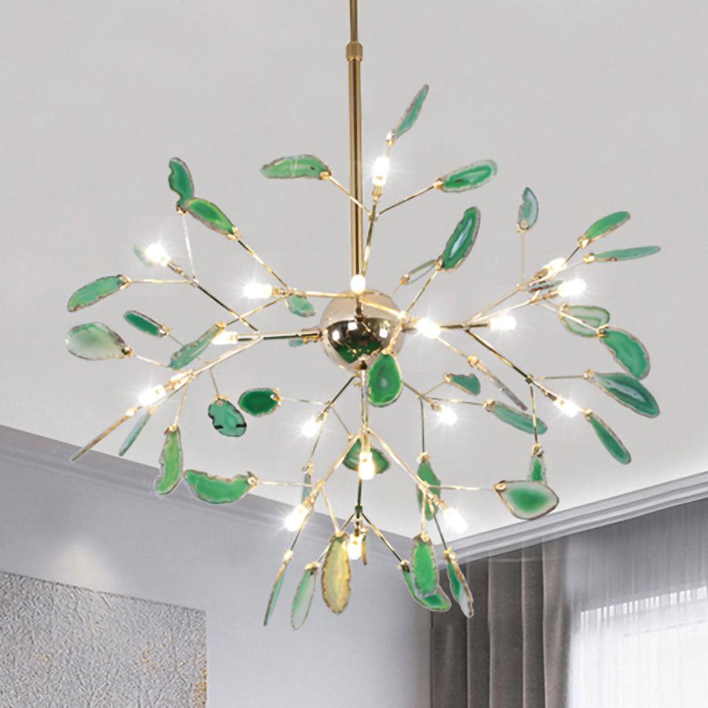 Agate Flake Crown Chandelier