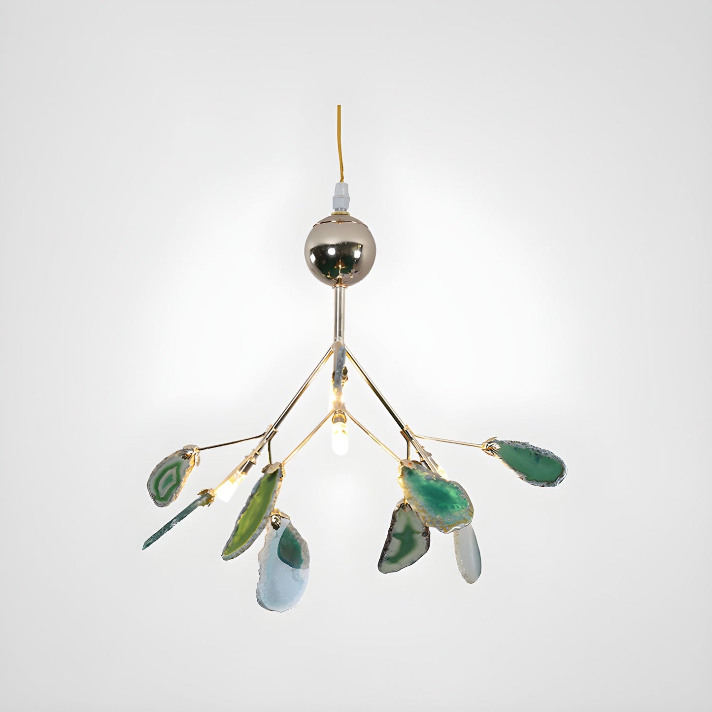 Agate Flake Crown Chandelier