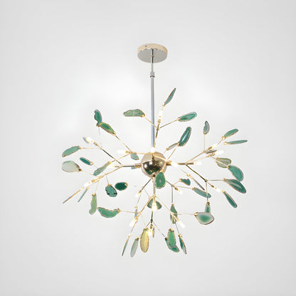 Agate Flake Crown Chandelier