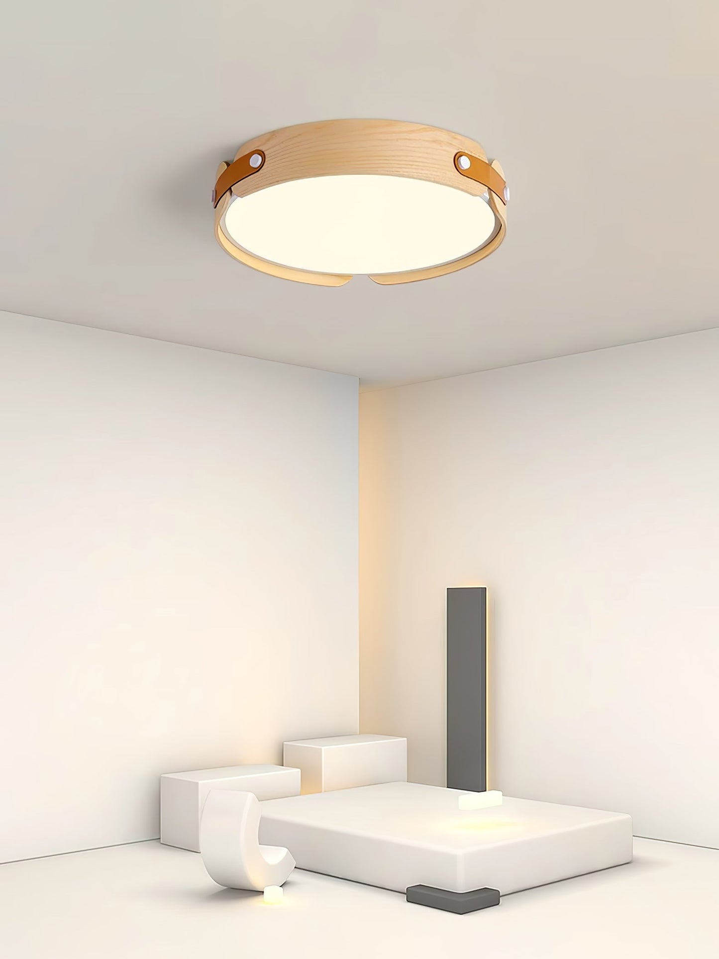 Aiwen Wood Ceiling-mounted light Ceiling Light