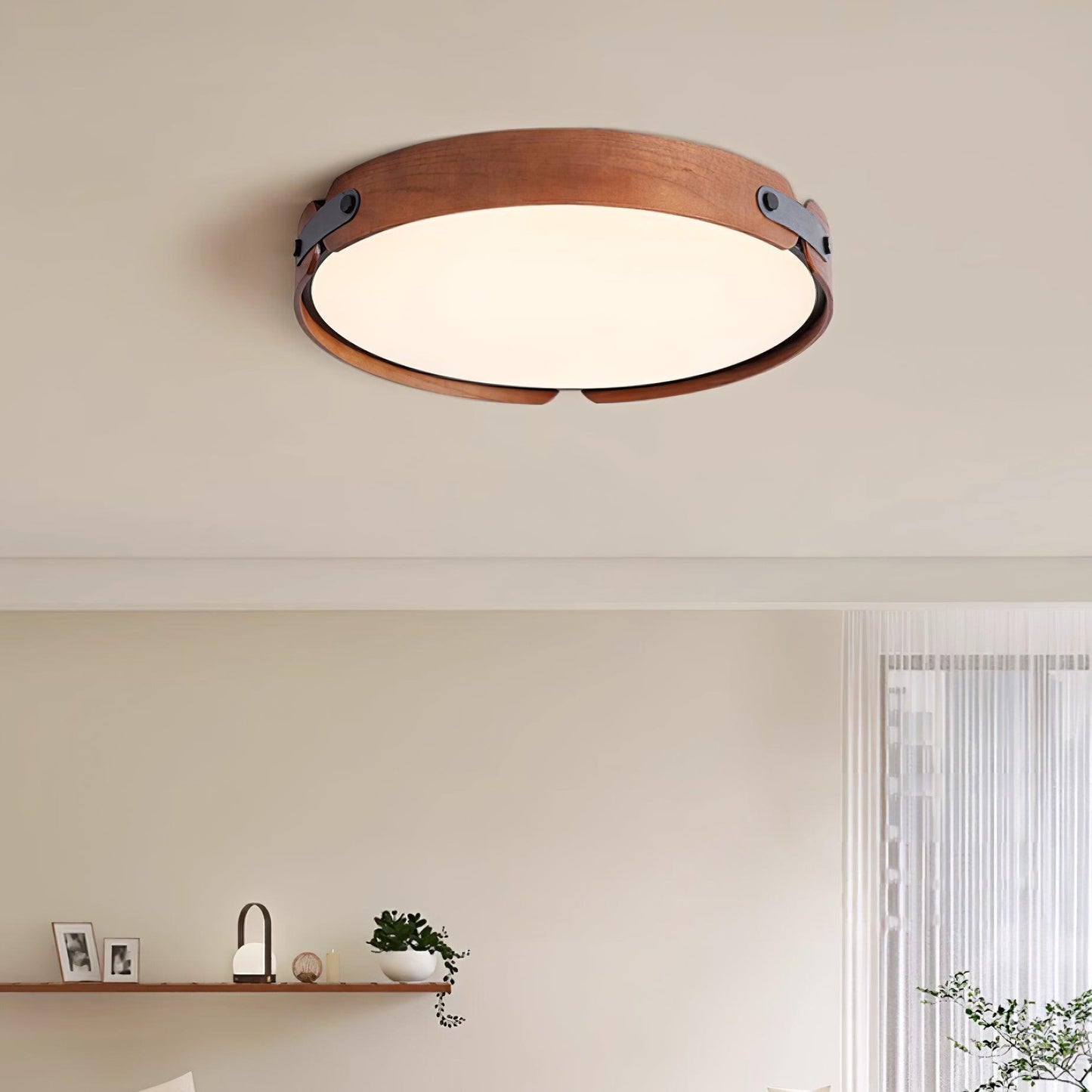 Aiwen Wood Ceiling-mounted light Ceiling Light