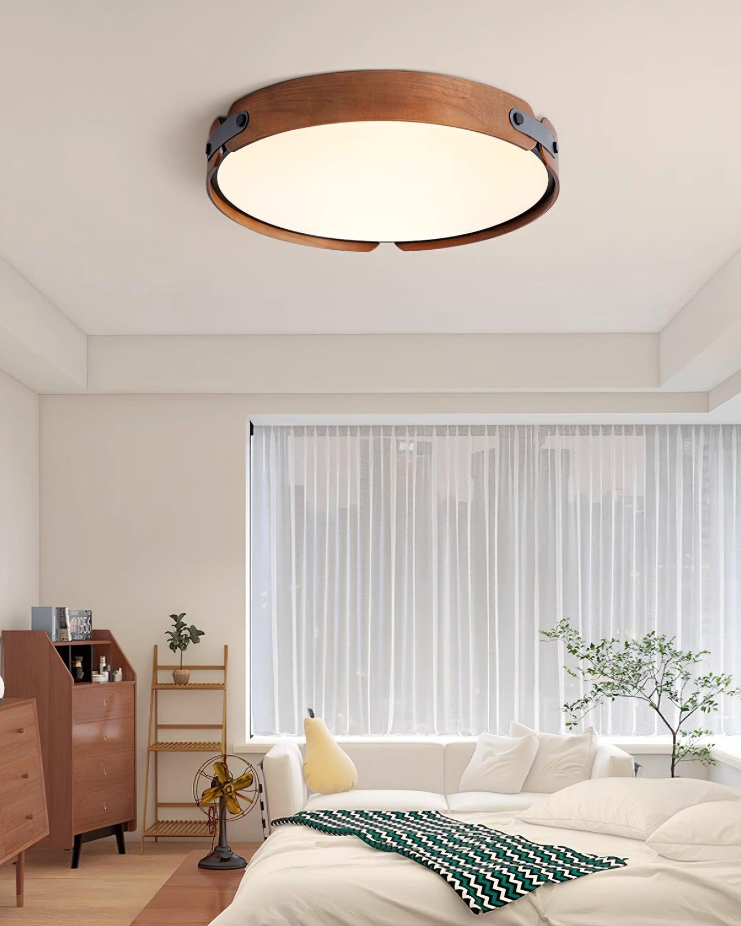 Aiwen Wood Ceiling-mounted light Ceiling Light