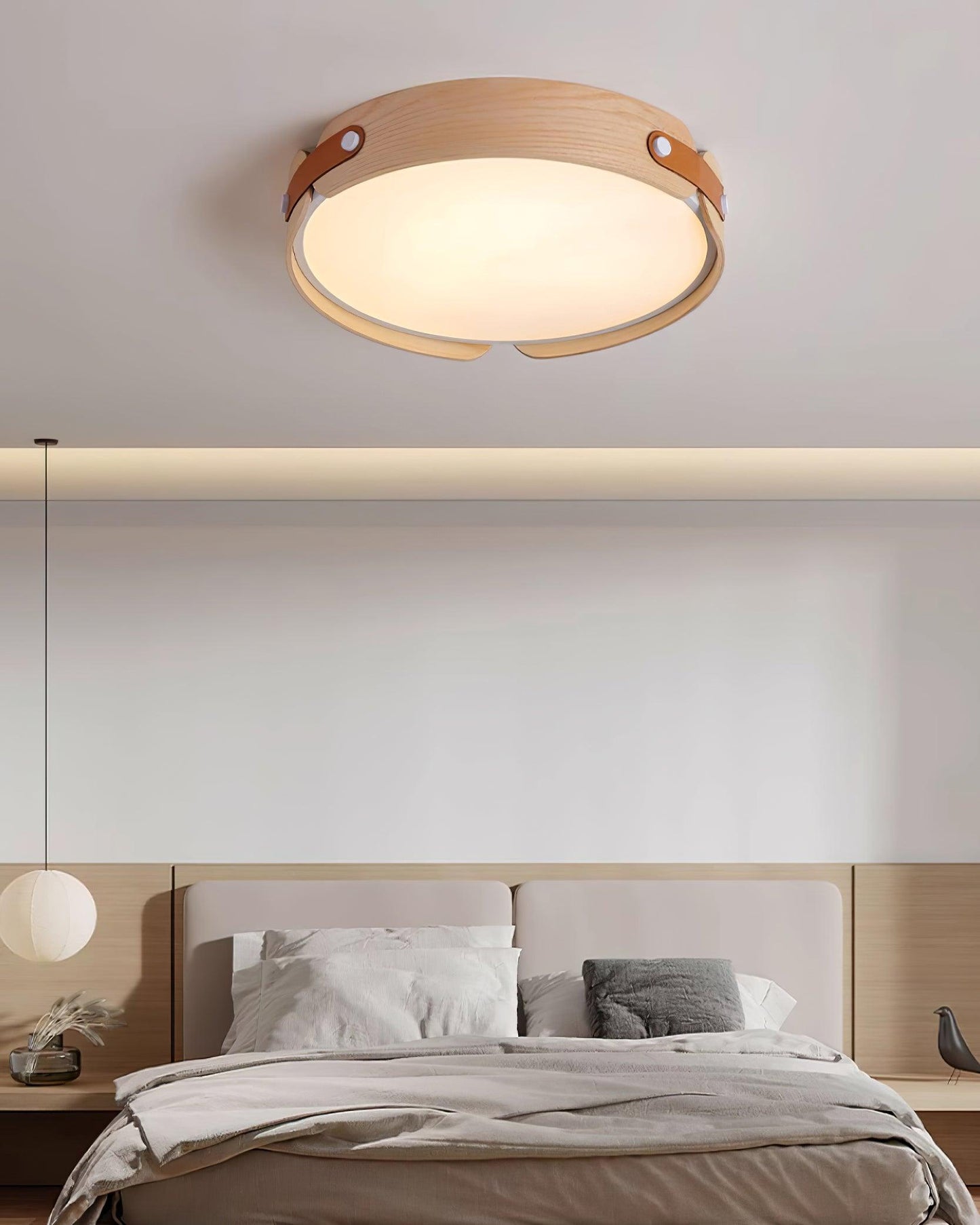 Aiwen Wood Ceiling-mounted light Ceiling Light