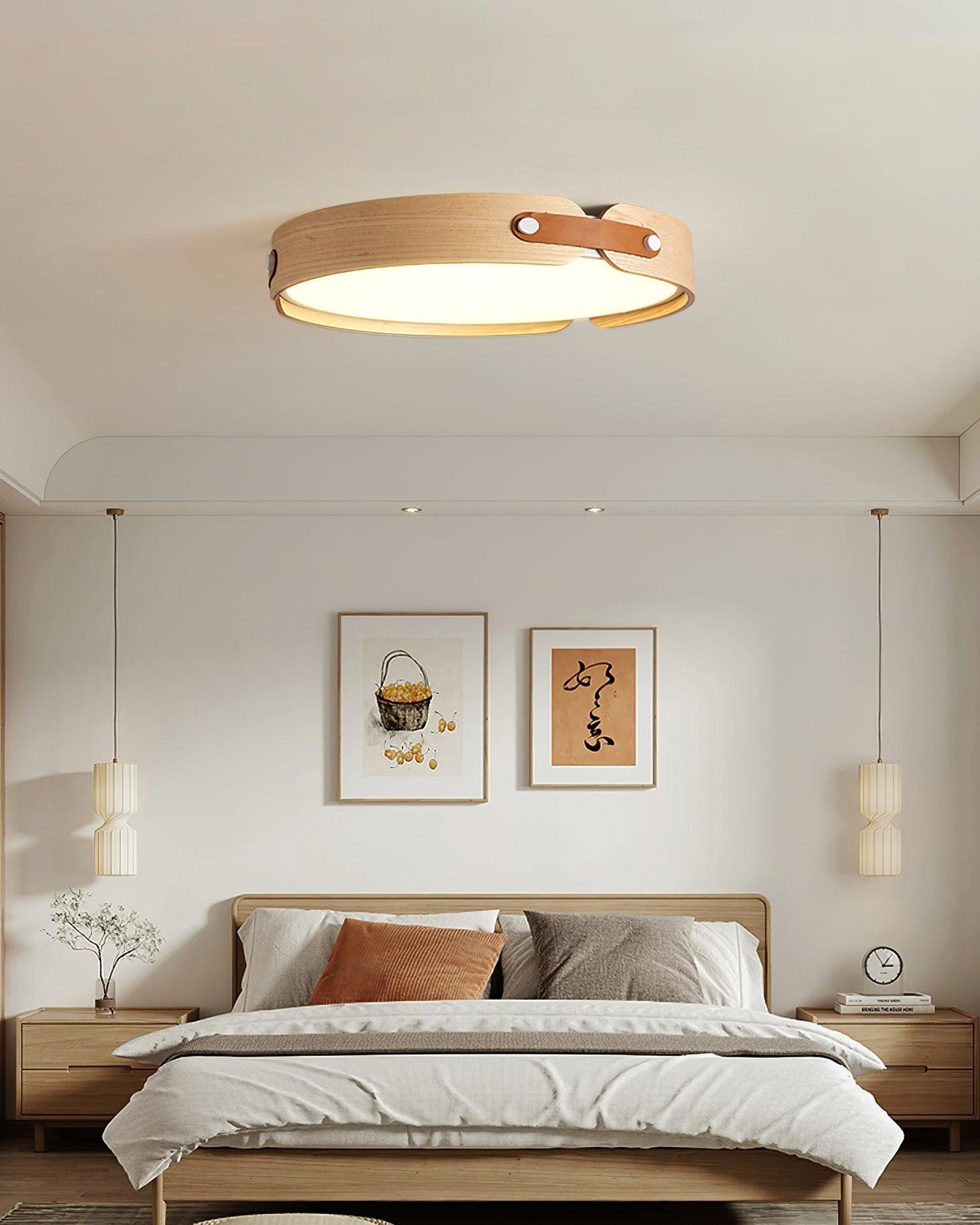 Aiwen Wood Ceiling-mounted light Ceiling Light