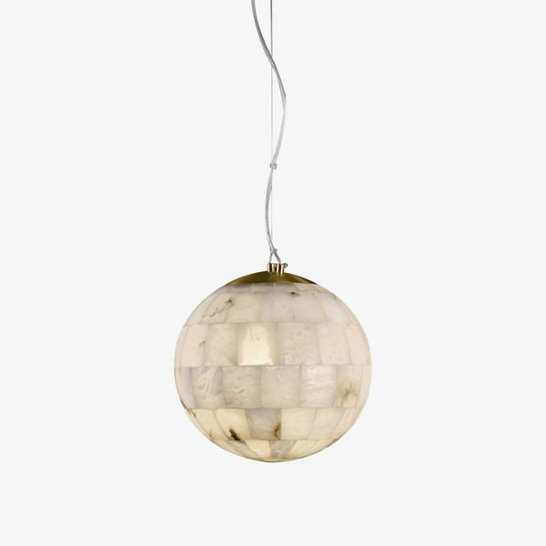 Alabaster Ball Droplight Pendant Light